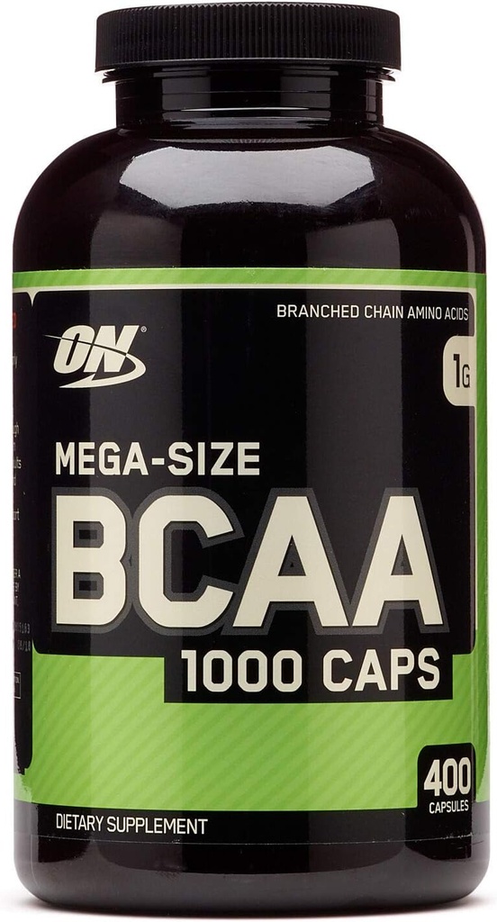 Βέλτιστη διατροφή μεγάλου μεγέθους BCAA 1000 Caps - 400 κάψουλες (200 εξυπηρετούν)
