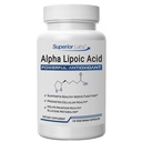 Superior Labs Alpha Lipoic Acid 600 mg Capsules, Pure Non-GMO ALA, High Absorption, Nerve Support, Healthy Circulation and Nerve Response, Healthy Aging Antioxidant, 120 Veg Caps, 4-Month Supply