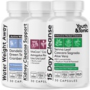 Youth & Tonic Complete Multi-Organ Detox Support – 15 Day Colon Cleanser & Gut Detox, Kidney Cleanse, Water Balance & Liver Health, 90 χάπια για γυναίκες και άνδρες