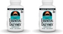 Source Naturals Essential Enzymes 500mg Bio-Aligned Multiple Enzyme Supplement Herbal Defense for Digestion, Gas, Constipation & Bloating Relief - Υποστηρίζει ανοσοποιητικό σύστημα - 240 κάψουλες (Pack of 2)