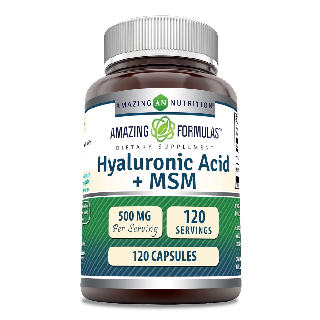 Amazing Formulas Hyaluronic Acid & MSM συμπλήρωμα 