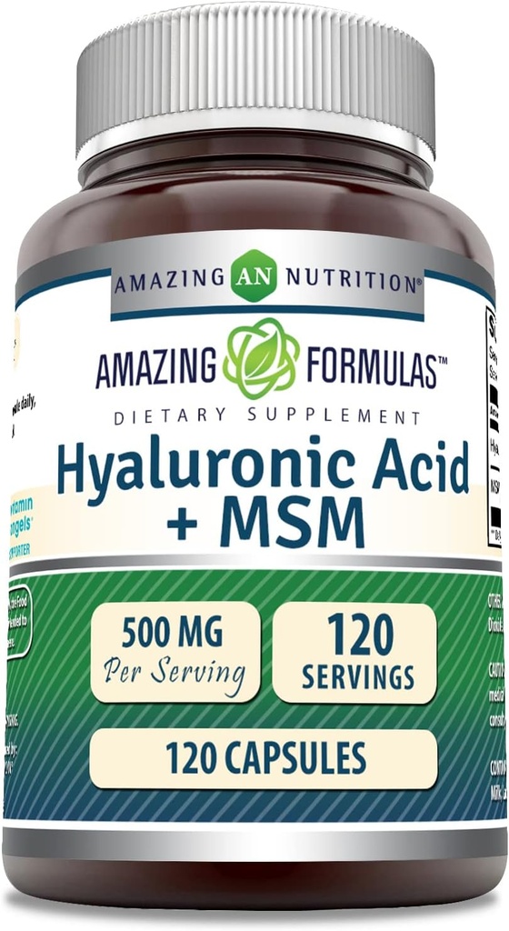 Amazing Formulas Hyaluronic Acid & MSM συμπλήρωμα 