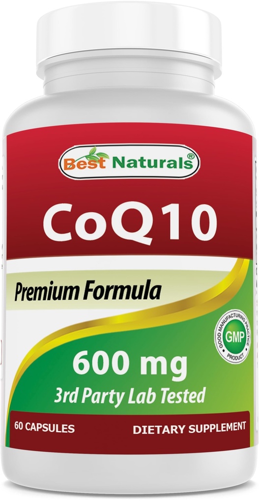 Best Naturals CoQ10 600 mg 60 Καψάκια (817716013725)