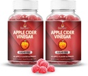 Belive Apple Cider Vinegar Sugar Free Gummies – Μεγάλη για Digestion & Healthy Diet - Χωρίς γλουτένη, χωρίς σιρόπι γλυκόζης, ACV Gummies Εναλλακτική για κάψουλες & ποτά (120 Ct) – 2 Pack