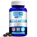 Μας αρέσουν οι βιταμίνες Ασταξανθίνη 10mg Softgel - Υψηλά ισχυρά συμπληρώματα ασταξανθίνης από Haematococcus Pluvialis - Βελτιώνει τα μάτια, αρθρώσεις, την υγεία του δέρματος & τα επίπεδα ενέργειας - 60 Count, 2 Μήνες προσφοράς