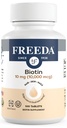 FREEDA Biotin 10.000 mcg – Kosher Hair, Skin & Nails Supplement – Υψηλή δύναμη B7 για την ανάπτυξη των μαλλιών & ισχυρά νύχια – Vegan Tablets με D-Biotin – 100 Tiny Tablet