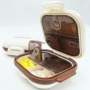 Πτυσσόμενη μικρή θήκη χαπιών με 7 μεγάλα διαμερίσματα, εύκολο να ανοίξετε το κουτί ημερήσιων χαπιών για το πορτοφόλι, Travel Pill Organizer Χάπια εμπορευματοκιβωτίων για τις βιταμίνες, συμπληρώματα και φάρμακα (Μπεζ)