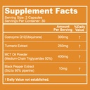 CoQ10 300mg κάψουλες, συμπλήρωμα Vegan για την παραγωγή ενέργειας, μη ΓΤΟ, Χωρίς γλουτένη - 60 κάψουλες λαχανικών