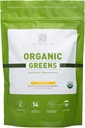 Amy Myers MD Organic Greens Powder - Supports Energy & Gut Health - USDA Organic Superfood Blend with Spirulina, Chlorella, Barley Grass - 270g (30 Servings)