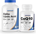 Nutricost Alpha Lipoic Acid 600mg, 240 Caps CoQ10 100mg, 120 Κάψουλες