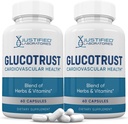 Αιτιολογημένα Εργαστήρια (2 Pack Glucotrust Advanced Formula Supplement Χάπια 120 Κάψουλες