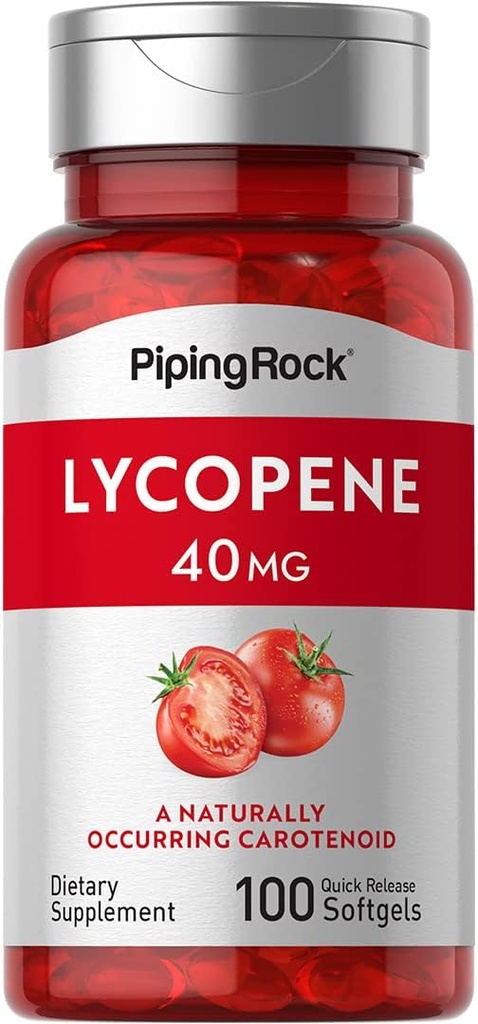 Συμπληρώματα Piping Rock Lycopene 40mg 