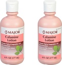 MAJOR Calamine Lotion - Calamine Τοπική αναστολή USP Προστατευτικό του δέρματος - 6 Fl Oz (177 mL) (2 Συσκευασία)
