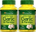 Puritan's Pride Odorless σκόρδο & μαϊντανός 500 Mg / 100 Mg, 250 Count (πακέτο του 2)
