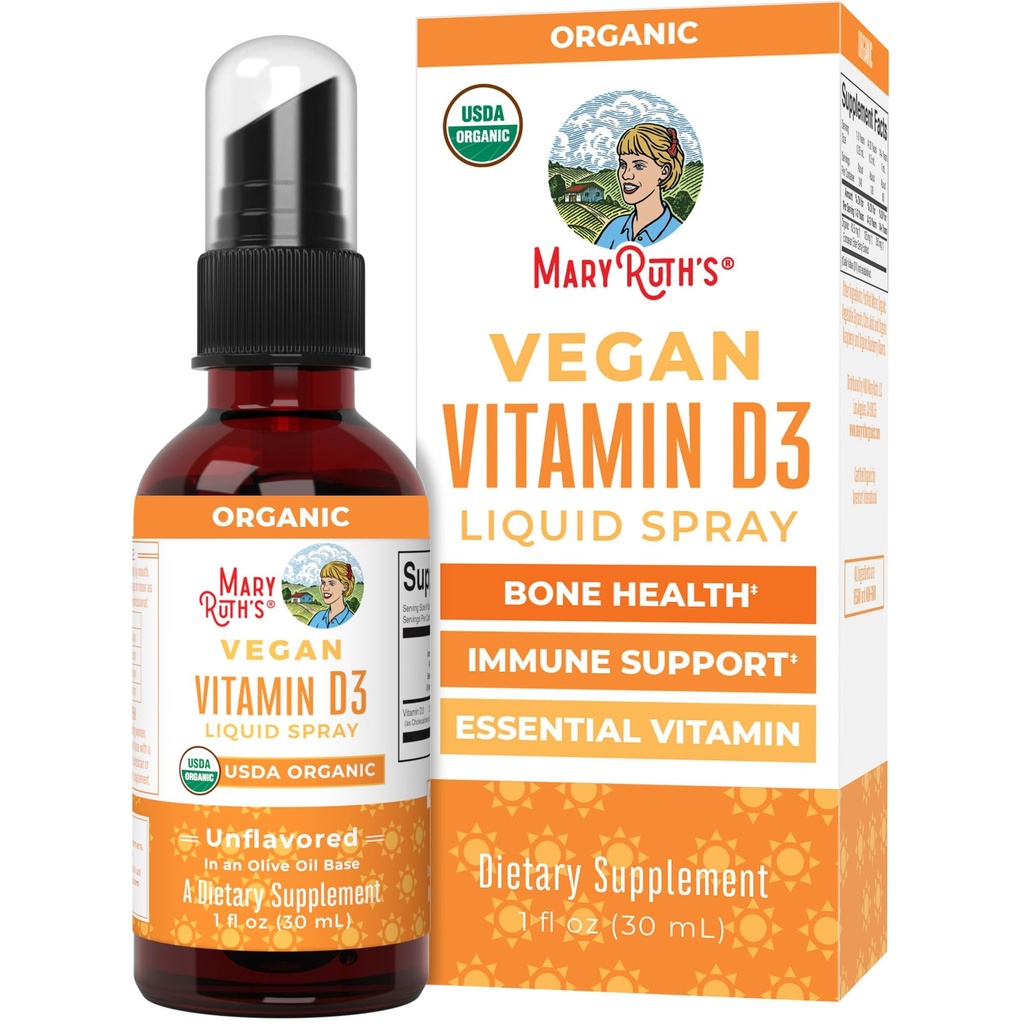 MaryRuth Organics Vitamin D USDA Organic 