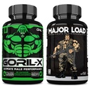 ONL Ultimate Men's Testosterone Booster Bundle - GORIL-X & Μεγάλα συμπληρώματα φορτίου 