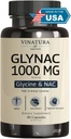 VINATURA GLYNAC Συμπλήρωμα 1000MG - Γλυκίνη & NAC Συμπλήρωμα - 90 Κάψουλες
