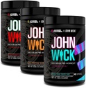 Jacked Factory X John Wick - Wick Mode Pre Workout Powder - Έντονη ενέργεια, μάχη-έτοιμη εστίαση, ασταμάτητη δέσμευση, και Sheer Will - 120 εξυπηρετούν (3-Pack)