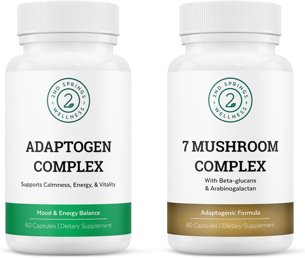 Mushroom & Adaptogen Fusion - Comprehensive Wellness Bundle