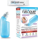 Nasopure Nasal Wash, Little Squirt Kit, “The Nicer Neti Pot” Sinus Wash Kit, Άνετο Nasal Rinse 4 Oz Bottle & 20 Salt Packets (3,75 γρ. έκαστο), Ρινική Συμφόρηση, Ψυχρό, Αλλεργία, Ρινική Άρδευση
