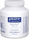 Pure Encapsulations Niacitol 650 mg | Hypoallergenic No-Flush Niacin to Support Digestion, Hormone Synthesis, and Tissue Formation | 180 Capsules