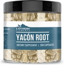 Earthborn Elements Yacon Root (200 Capsules), Pure & Undiluted, No Additives