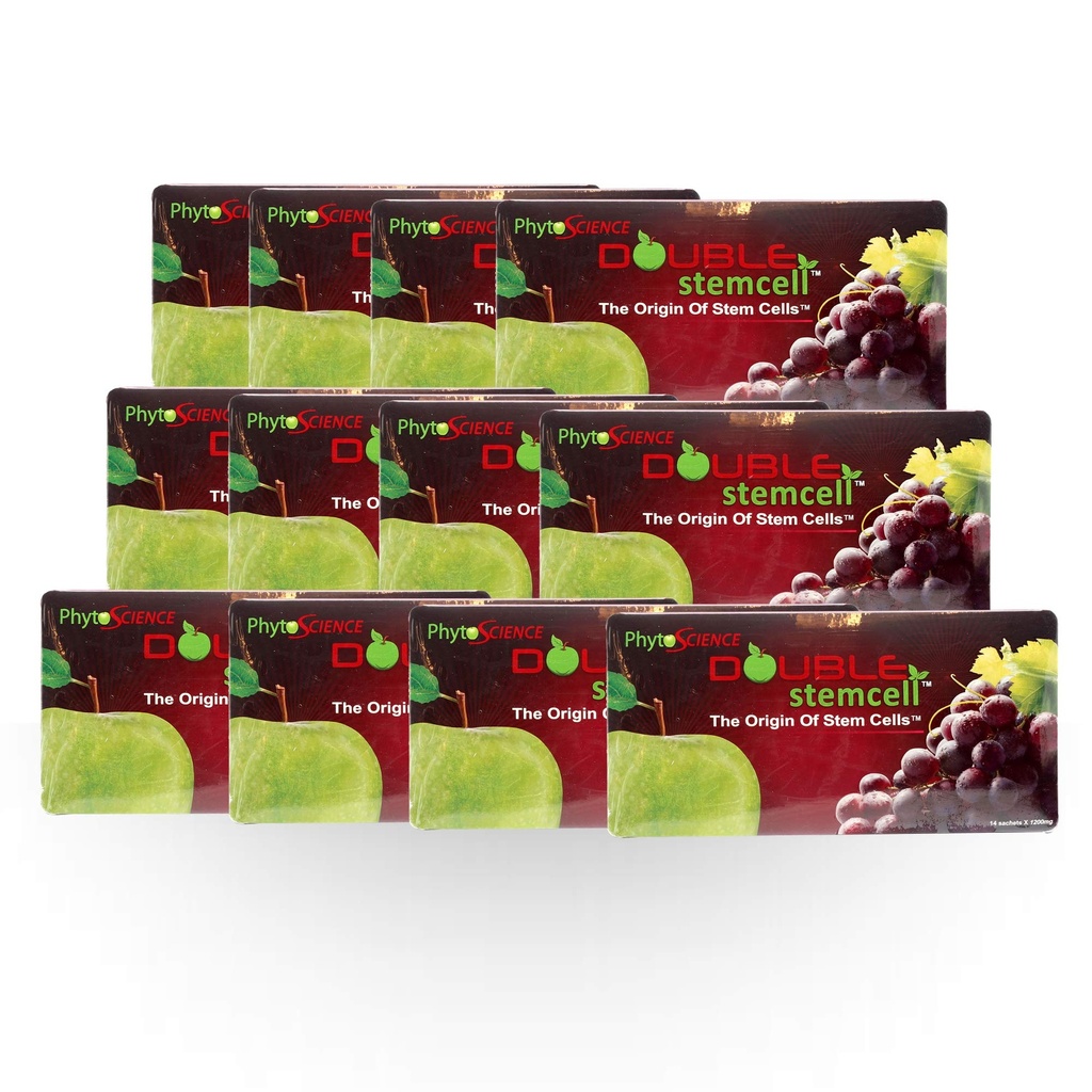 (Swiss quality Formula) 12x Phytoscience PhytoCellTec Apple Grape Double StemCell βλαστοκύτταρα κατά της γήρανσης