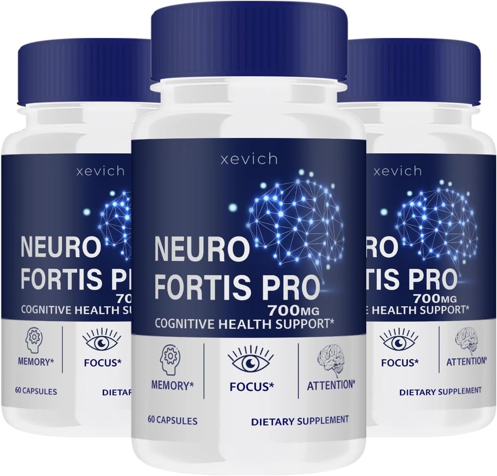 NeuroFortis Pro - Neuro Fortis Pro Pill Formula (3 Pack, 180 Capsules)