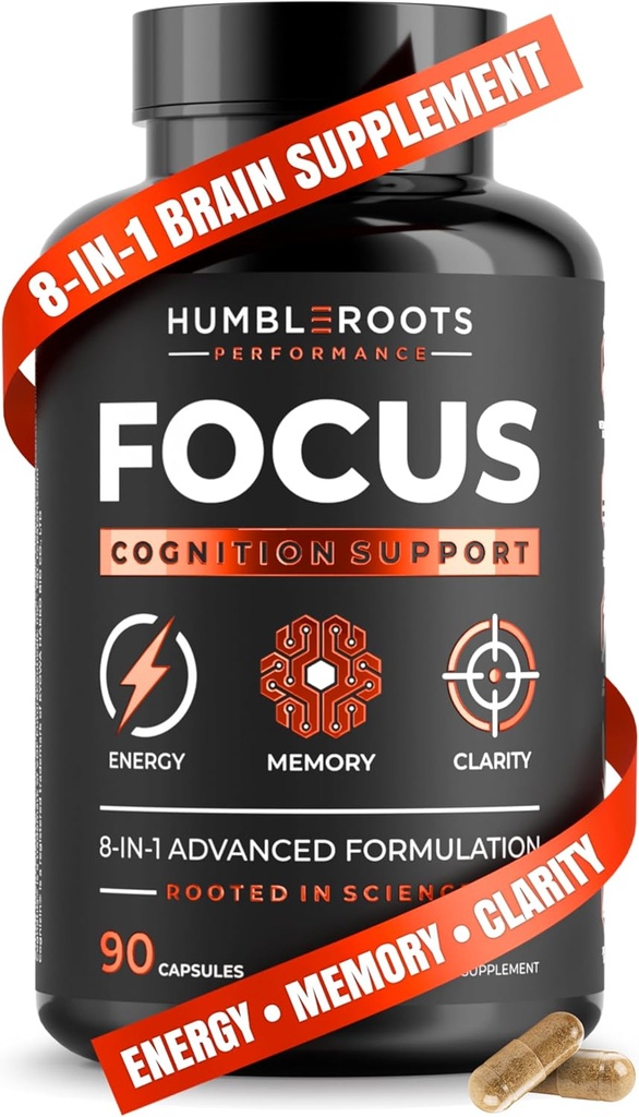 Advanced Nootropic Brain Supplement for Energy, Memory, & Focus 
