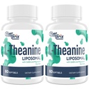 Λιποσωμική L-Θεανίνη 500mg, Συγκρότημα με GABA 200mg & Μαγνήσιο 100mg, Πρόσθετη ενίσχυση για την ηρεμία, χαλάρωση & εστίαση, Χωρίς γλουτένη - 120 κάψουλες