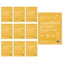Boobie Σώμα Superfood Protein Shake για Moms, Εγκυμοσύνη και Γαλουχία υποστήριξη Protein Powder για την αύξηση της προσφοράς γάλακτος, προβιοτικά, οργανικά, χωρίς γαλακτοκομικά, χωρίς γλουτένη Vegan Vanilla Cookie Single Srv 10pk