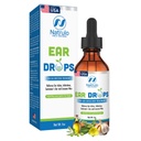 Ear Drops for Ear Infections – All Natural Mullein Garlic Oil for Earaches, Swimmer's Ear, Clogged Ears, Earwax Removal and Itchy Ears – Ear Care Treatment for Adults, Children and Pets, Made in USA
