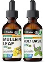 BIO KRAUTER Mullein Βάμμα 2 Fl. Oz. & Άγιος Βασίλειος Βάμμα 2 Fl. Oz.