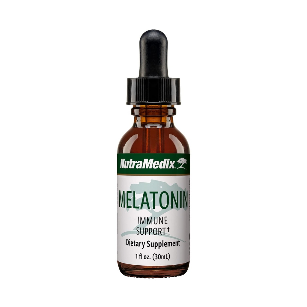 NutraMedix Μελατονίνη Night Time Support Drops for Occasional Sleepless - Υγρή μελατονίνη για Βέλτιστη ξεκούραση, ανοσοποιητικό σύστημα & υποστήριξη διάθεσης - Μπορεί να βοηθήσει με το συναίσθημα Groggy (1oz / 30ml)