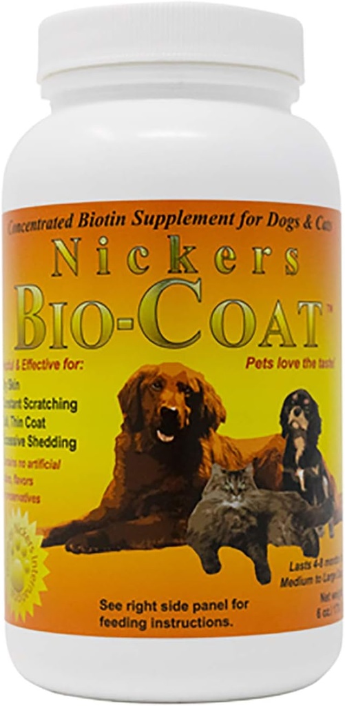 Bio Coat συμπυκνωμένο συμπλήρωμα βιοτίνης - 6 oz