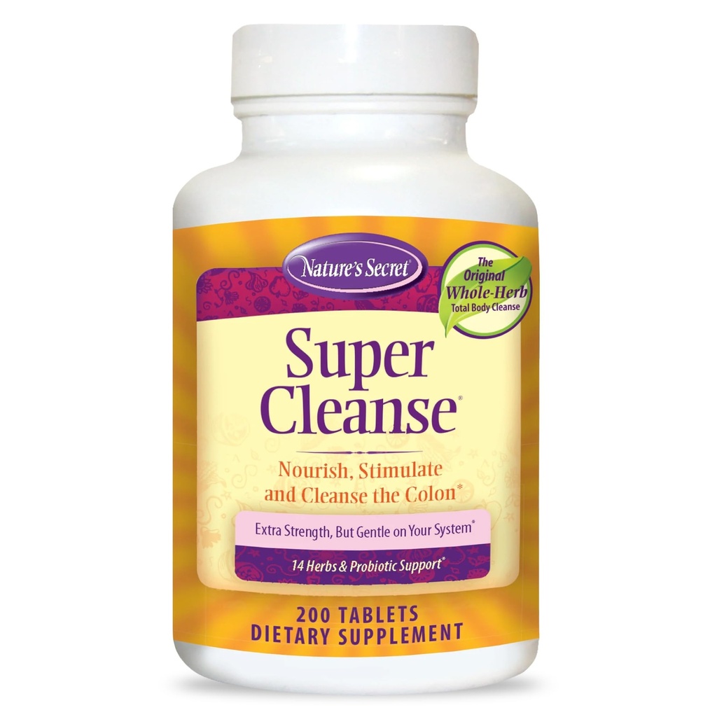 Nature's Secret - Super Cleanse, 200 δισκία