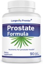 Longevity Prostate Formula with Standardized Saw Palmetto Extract, Extra Srength for Prostate Health and Hair Loss Prevention