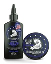 Bossman Jelly Beard Oil για τους άνδρες & Beard Balm για τους άνδρες Combo - Royal Oud Scent