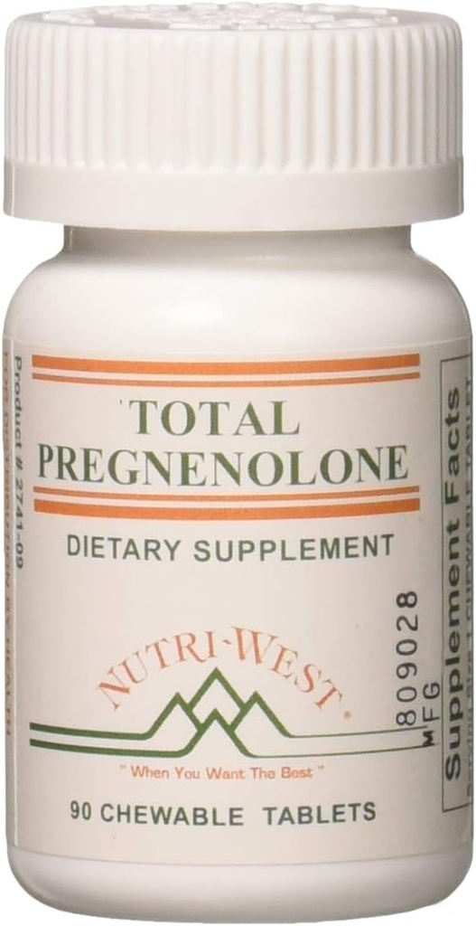 Nutri West Total Pregnenolone - 90 Μασώμενα δισκία