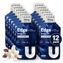 UCAN Edge Energy Gel Shots, Vanilla Latte + καφεΐνη (12, 2 ουγγιά πακέτα) για τρέξιμο, εκπαίδευση, προπονήσεις, καταλληλότητα, Ποδηλασία, Crossfit 