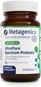 Metagenics UltraFlora Spectrum - Προβιοτικό σταθερών Shelfύγχων & Digestive Wellness, Healthy Microbiome & Flora Support* - Μη GMO & Gluten-Free - 1-Month Supply - 30 Κάψουλες