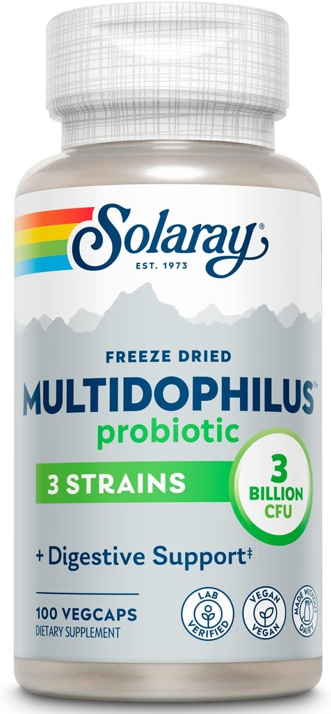 Solaray Multidophilus συμπλήρωμα 3 δισεκατομμύρια, 100 κόμης