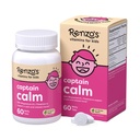 Renzo Captain Calm Kids Magnesium Supplement με L-Θεανίνη, Διαλυτές Παιδικές Βιταμίνες για την χαλάρωση και υποστήριξη διάθεσης, Sugar-Free Μελάτες, Πράσινη Γεύσεις μήλου, 60 Count (1-2 Μήνας Προμήθεια)