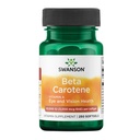 Swanson Beta-Carotene - Συμπλήρωμα βιταμίνης Α που προωθεί την ανοσοποιητική υγεία, τα μάτια και το δέρμα - Φυσική φόρμουλα ευεξίας - (250 Softgels, 3000mcg κάθε)