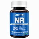 Lovita NR (Nicotinamide Riboside) 840 mg, συμπλήρωμα NAD με Trans-Reεσβερατρόλη και Betaine, Προώθηση επιπέδων NAD Plus, Υγιής γήρανση, 100 Vegan Enteric-Coated Κάψουλες