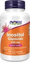 NOW Ινοσιτόλη 500 mg, 100 Κάψουλες