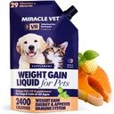 Miracle Vet High-Calory Weight Gainer για σκύλους & γάτες - Πολυβιταμινικό συμπλήρωμα διατροφής Gel, Ωμέγα ιχθυέλαιο, ασβέστιο - κουταλάκι, Senior, προγεννητική γάτα & βιταμίνες σκύλου, συμπληρώματα για την αύξηση βάρους