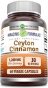 Amazing Formulas Ceylon Cinnamon 1200 Mg συμπλήρωμα 