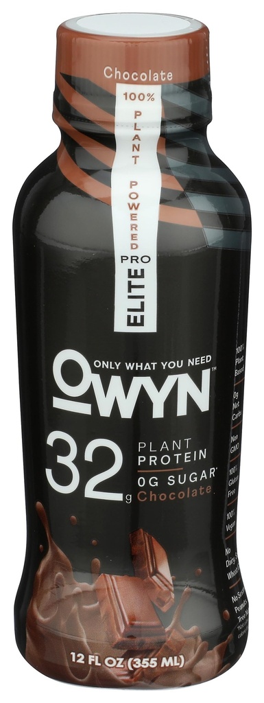 OWYN Σοκολάτα Pro Elite φυτικής πρωτεΐνης Shake, 12 FZ