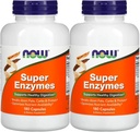 Τώρα Τροφίμων Super Enzymes 180 Κάψουλες, 2 Συσκευασία